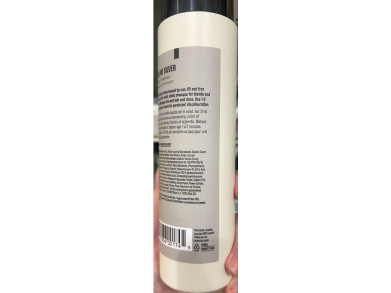 AG Care Sterling Silver Toning Shampoo, 10 fl oz/296 mL