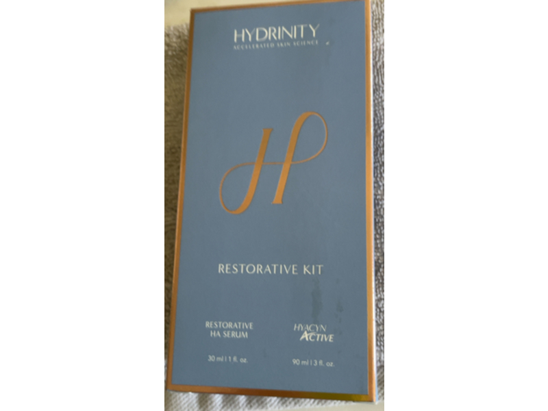Hydrinity Restorative Kit, Restorative HA Serum (30 mL) + Hyacyn Active (90 mL)
