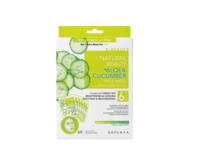 Saplaya Natural Beauty Face Mask, Aloe & Cucumber, 0.8 oz/25 mL, 6 Count - thumbnail 1