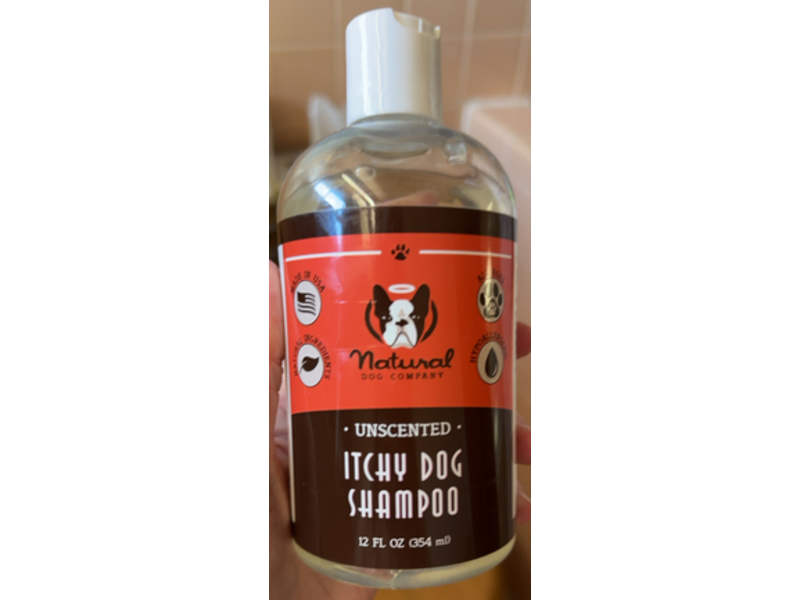 Natural Dog Company Itchy Dog Shampoo, Unscented, 12 fl oz/354 mL