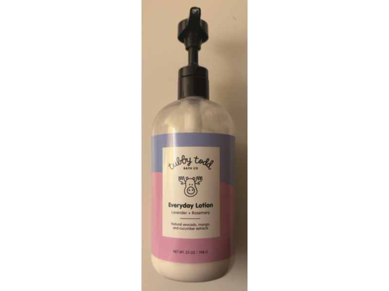 Tubby Todd Bath Co Everyday Lotion, Lavender + Rosemary, 25 of/708 g