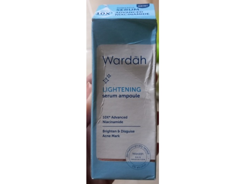 Wardah Lightening Serum Ampoul, Niacinamide, 30 mL