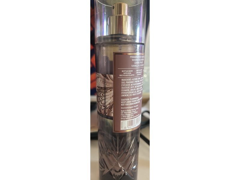 Bath & Body Works Fine Fragrance Mist, Cozy Vanilla Bourbon, 8 fl oz/236 mL