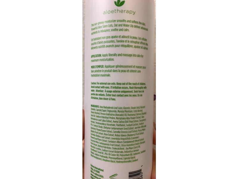 Eufora Aloetherapy Soothing Body Moisturizer, 16.9 fl oz/500 mL