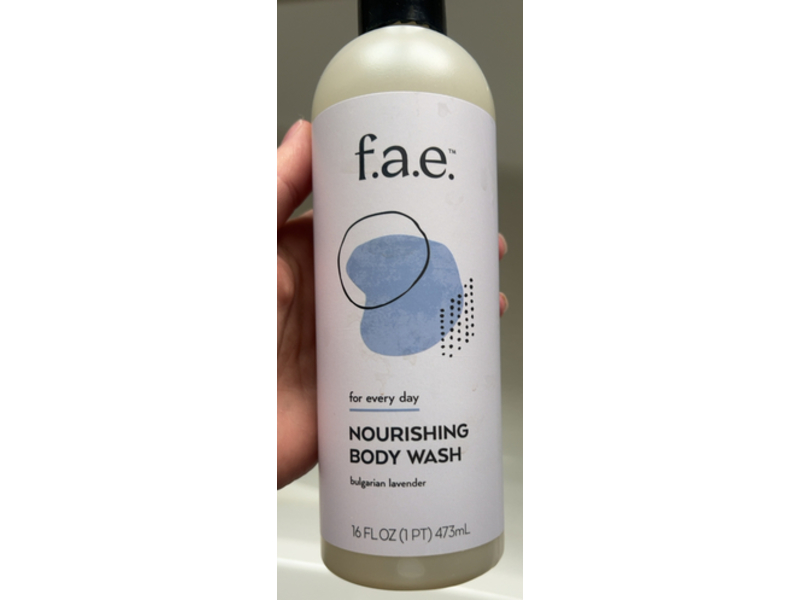 f.a.e. Nourishing Body Wash, Bulgarian Lavender, 16 fl oz/473 mL