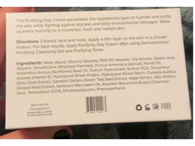 Dermalactives Purifying Day Cream, 1.70 oz/50 g