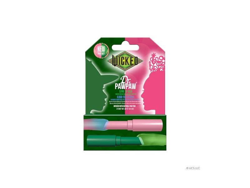 Dr. Pawpaw x Wicked Lip Balm Duo, Elphie & Glinda-Field, 0.10 oz/3 g
