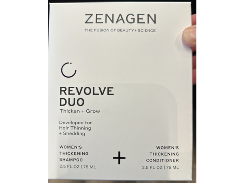 Zenagen Revolve Thickening Shampoo + Conditioner Duo, 2.5 fl oz/75 mL