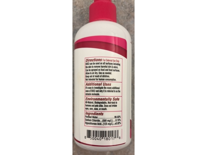 Think Smarter Products Hypochlorous Multi-Use Spray, 8 fl oz/236 mL
