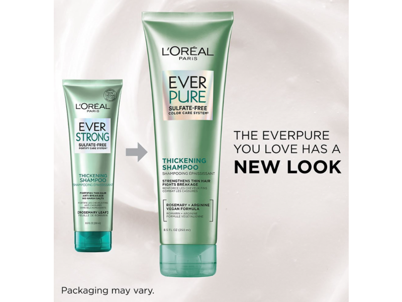 L'Oreal Ever Strong Thickening Conditioner, Rosemary Leaf, 8.5 Fl Oz/250 mL