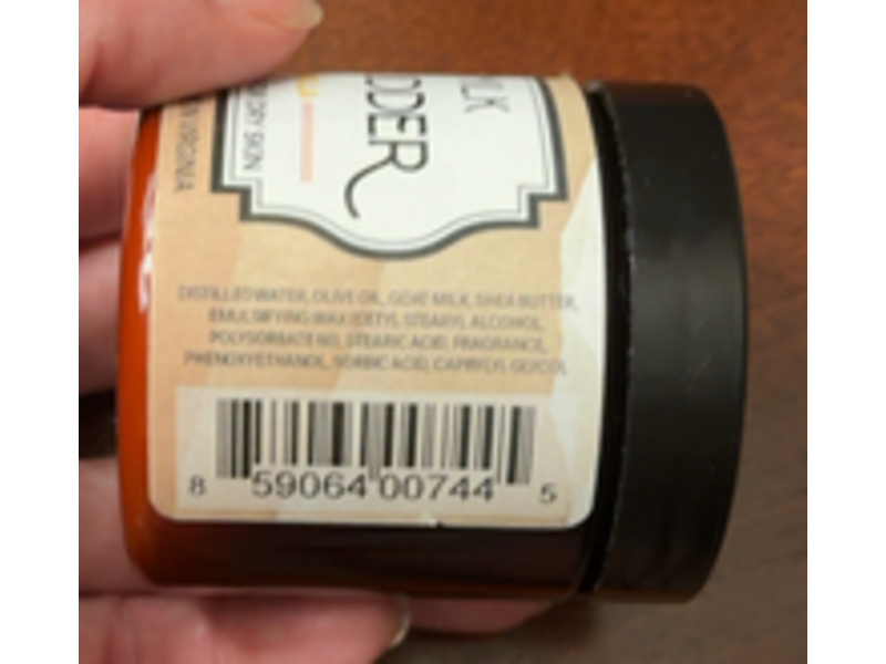 Bates Family Farm Goat Milk Body Budder Moisturizing Cream, Cherry Vanilla, 4 oz