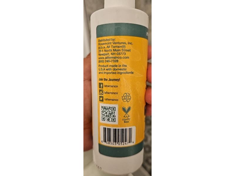 All Terrain Kids Eczema Soothing Liquid Soap, Oatmeal & Essential Oil, 8.0 fl oz/236 mL