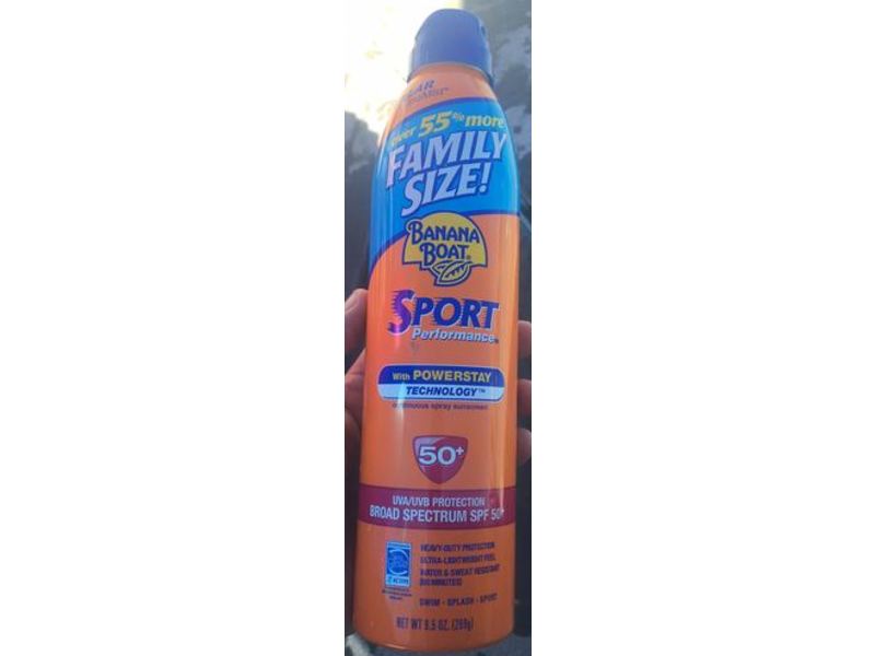 Banana Boat Ultra Sport Sunscreen Spray, SPF 50+, 9.5 oz/269 g