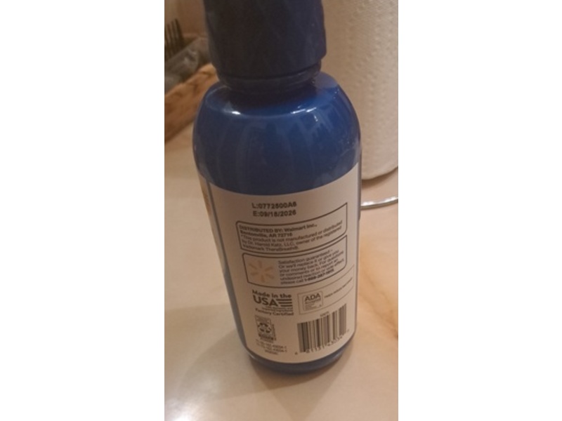 Equate Fresh Breath Oral Rinse, Glacial Mint, 16 fl oz/473 mL