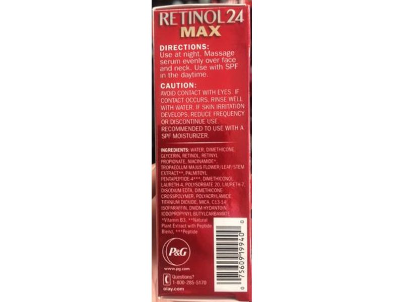 Olay Regenerist Retinol 24 Night Serum, 1.3 fl oz/40 mL