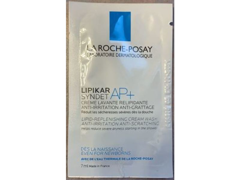 La Roche-Posay Lipikar Syndet Ap+ Lipid-Replenishing Cream Wash, 7 mL