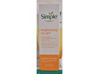 Simple Brightening Eye Gel, 3% Niacinamide + Vitamin C + Ginger Root, 25 mL, Pack Of 2 - thumbnail 2
