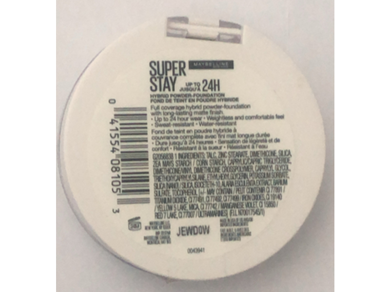 Maybelline New York Super Stay Hybrid Powder Foundation, 360, 0.21 oz/6 g