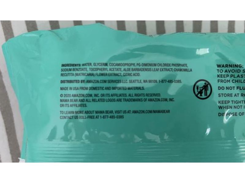 Mama Bear Gentle Baby Wipes, 100 Count