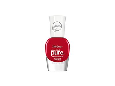 Sally Hansen Good Kind Pure Lasting Color Nail Polish, 305 Natural Red, 0.33 fl oz/10 mL