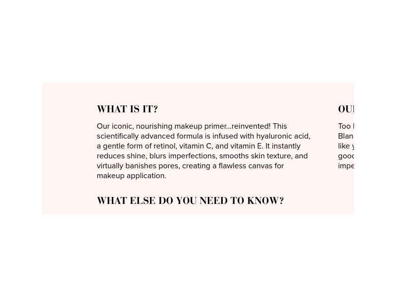 Too Faced Primed & Poreless+ Face Primer, 1.014 fl oz/30 mL