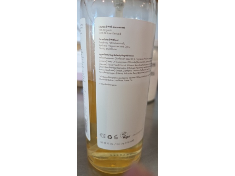 Spiritual Massage Oil, Jasmine Tuberose, 33 fl oz/976 mL