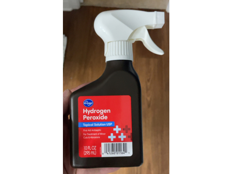 Kroger Hydrogen Peroxide First Aid Antiseptic Topical Solution, 10 fl oz/295 mL