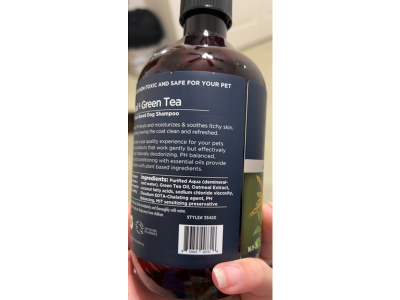 Green Bone All Natural Plant Based Dog Shampoo, Oatmeal + Green Tea