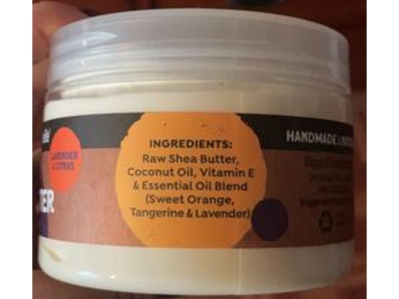 Biggs & Featherbelle Whipped Shea Butter, Lavender & Citrus, 4 oz/113 g