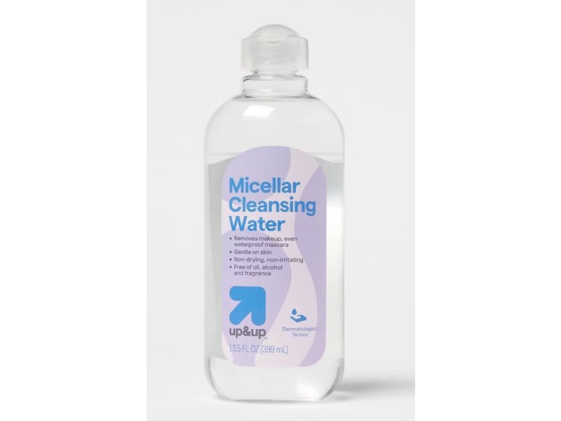 up&up 3-in-1 Micellar Cleansing Water, 13.5 fl oz/400 mL