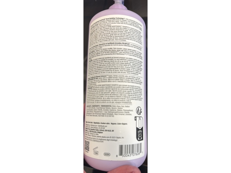 Olaplex Nº.4P Blonde Enhancer Toning Shampoo, 33.81 fl oz/1000 mL