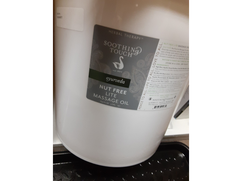 Soothing Touch Nut Free Lite Massage Oil, Unscented, 640 fl oz