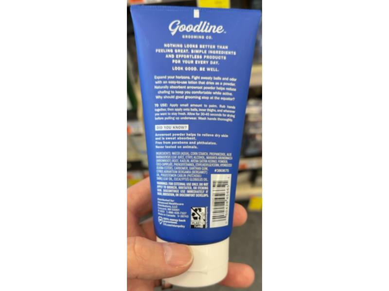 Goodline Grooming Co. Ball Protector Deodorant, 5.4 fl oz/160 mL