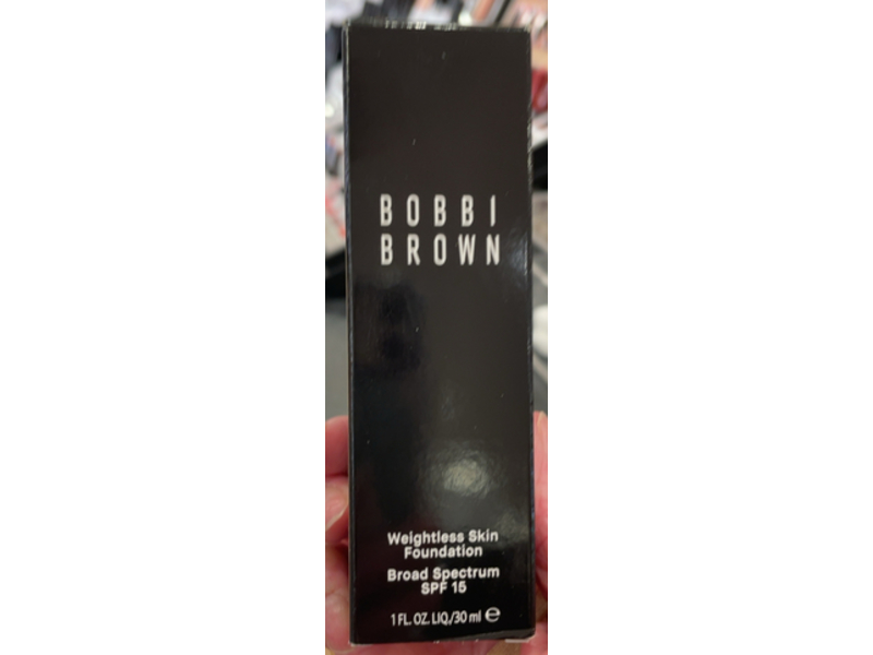 Bobbi Brown Weightless Skin Foundation, SPF 15, Warm Porcelain, 1 fl oz/30 mL