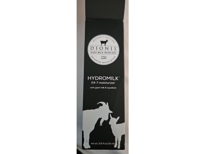 Dionis Goat Milk Skincare HydroMilk 24-7 Moisturizer, 0.5 fl oz/15 mL