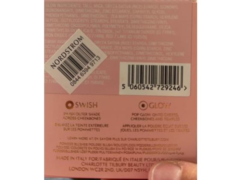 Charlotte Tilbury Cheek To Chic Blusher, Pillow Talk Intense, 0.28 fl oz/8 g