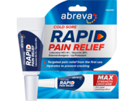 Abreva Cold Sore Rapid Pain Relief, 0.10 oz/3 g - thumbnail 1