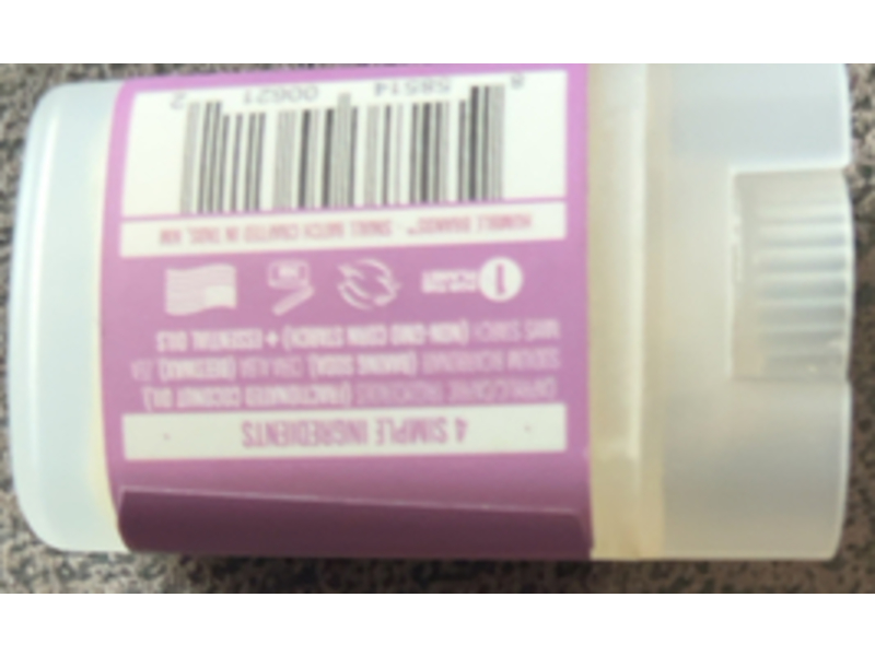 The Humble Co Gel Natural Deodorant, Mountain Lavender, 0.35 oz/9.9 g