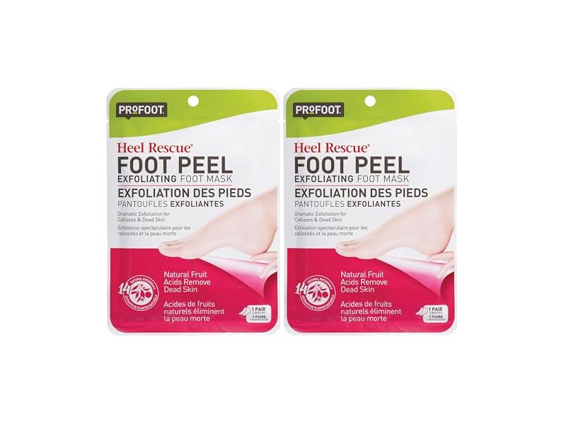 Profoot Heel Rescue Foot Peel Exfoliating Foot Mask, 1 Pair