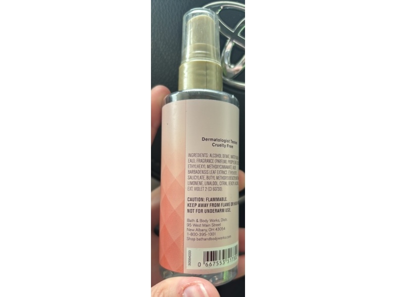 Bath & Body Works Fragrance Mist, Champagne Toast, 3 fl oz/88 mL