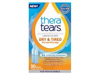 TheraTears Dry & Tired Lubricant Eye Drops Vials, 30 Count - thumbnail 1