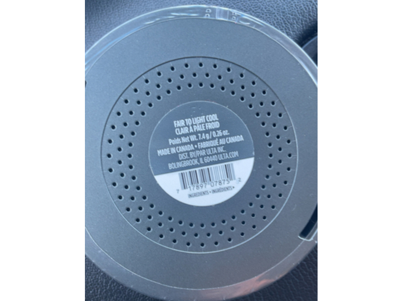 Ulta Beauty Matte Finishing Powder, Fair To Light Cool, 0.26 oz/7.4 g