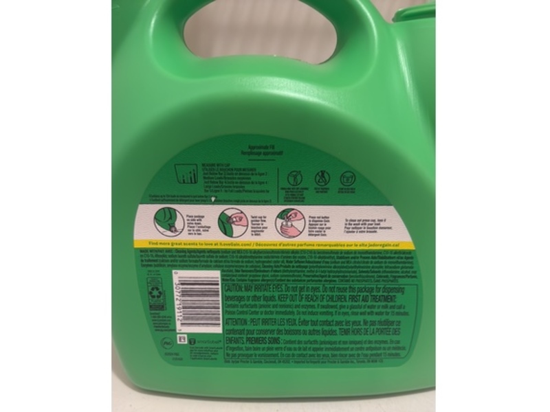 Gain Liquid Laundry Detergent, Moonlight Breeze, 134 Loads, 194 fl oz/5.73 L