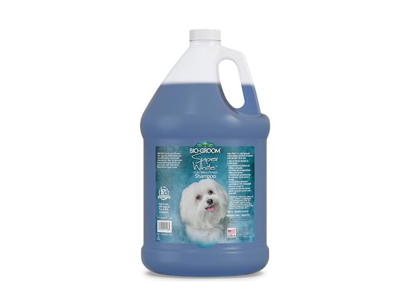 Bio-Groom Super White Coat Brightener Dog Shampoo, 3.8 L