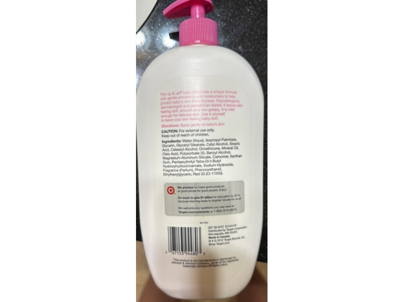 Up&Up Baby Lotion, 27 fl oz/798.4 mL