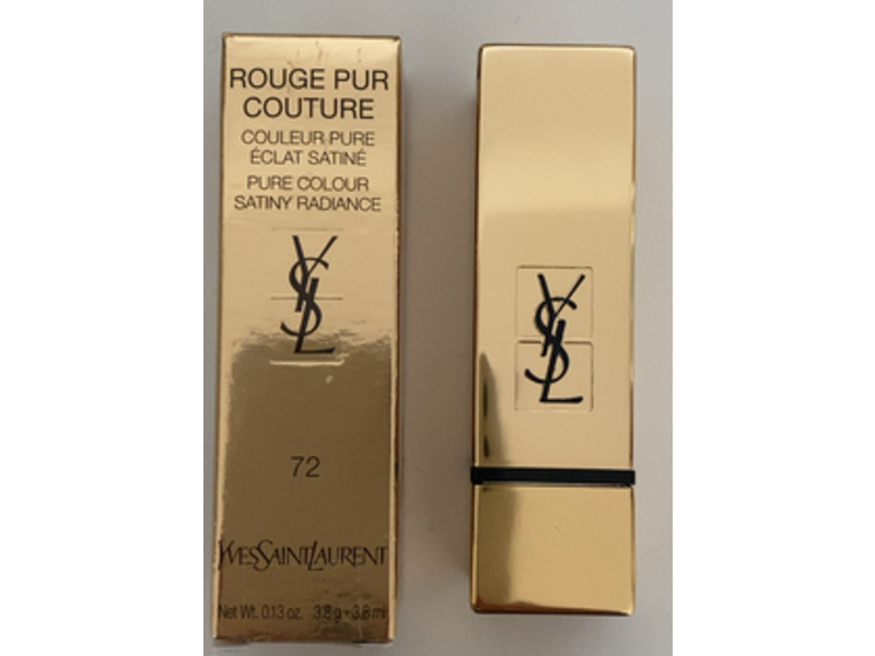 Yves Saint Laurent Rouge Pur Couture Lipstick, 72 Rouge Vinyle, 0.13 oz/3.8 g