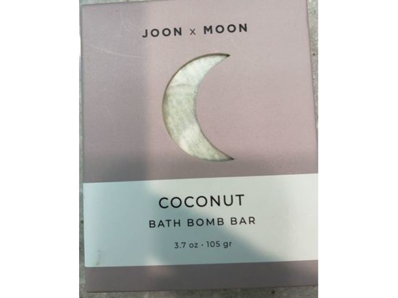 Joon X Moon Bath Bomb Bar, Coconut, 3.7 oz/1.5 g