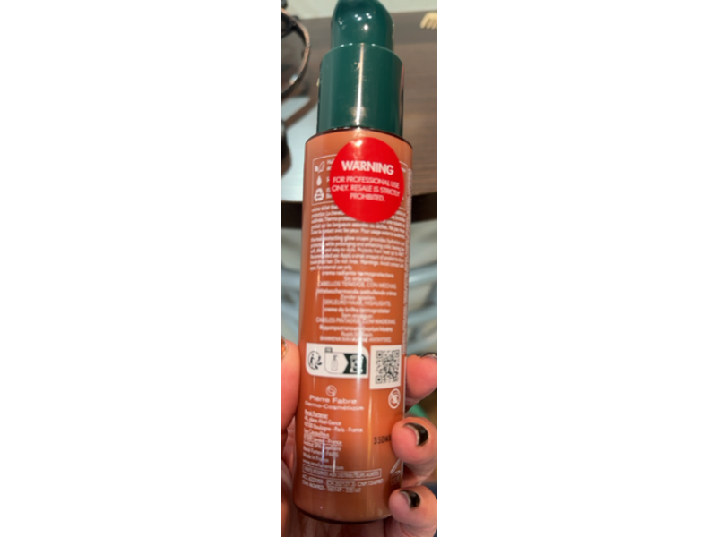 René Furterer Color Glow Thermal-Protecting Glow Cream, Amino Acids & Lemon Essential Oil, 3.3 fl oz/100 mL