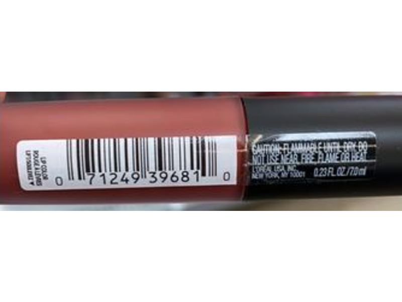L'Oréal Paris Makeup Rouge Signature Matte Lip Stain, I Lead, 0.23 fl oz/7 mL
