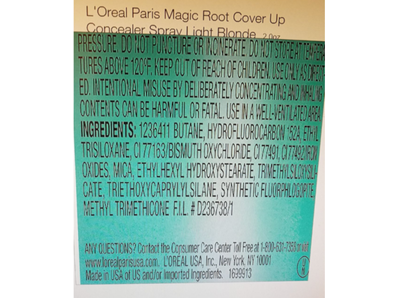 L'Oreal Paris Magic Root Cover Up, Light Blonde, 2.0 oz/57 g